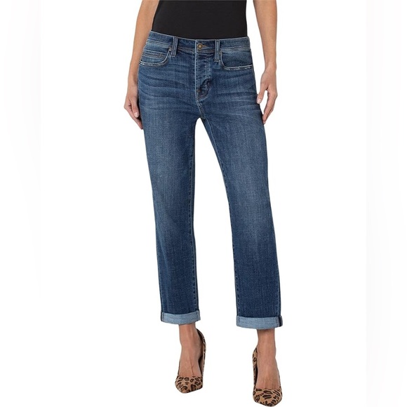 Liverpool Jeans Company Denim - Liverpool “the boyfriend” Button Fly Jeans -In Lumis